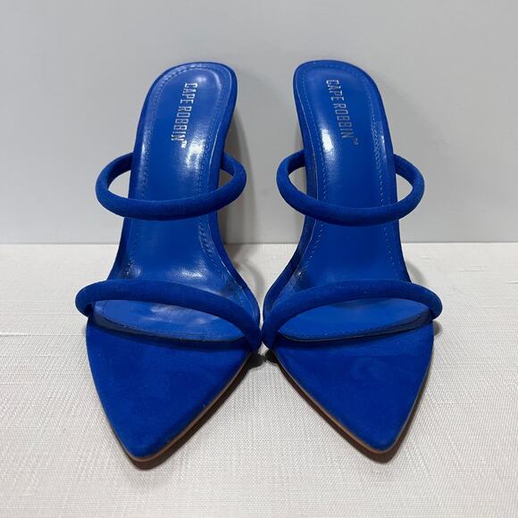 Cape Robbin Spruce Rhinestone Stiletto Heels in Lover Boy Blue Women's Size 9M - Picture 7 of 10